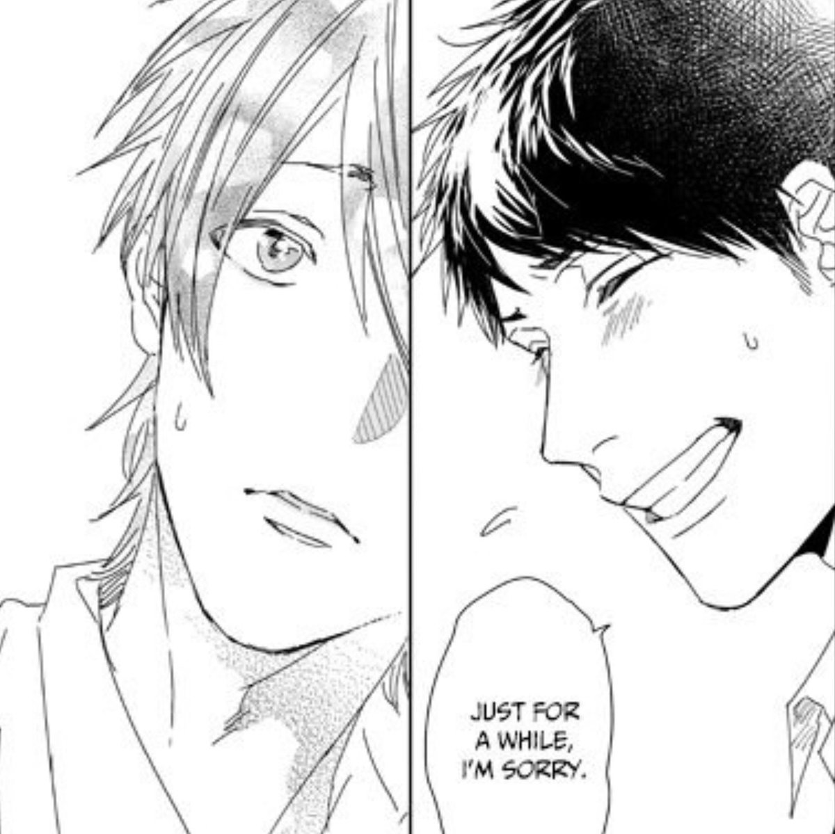 Nanin_kshtno's tweet photo. I think it's absolutely adorable how every time Kashima smiles at Toono, he gets lost for a moment just looking at him 😣 https://t.co/vChJP54CVD