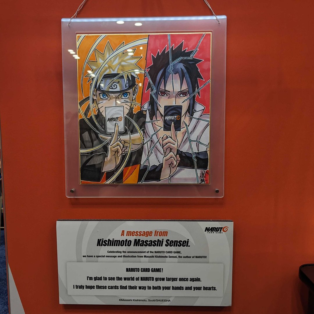 TCGplayer's tweet photo. Naruto is at booth 605 for #GenCon2026, and our team got our first look at a few of the sample cards in person! Stop by if you're there and check it out but for those at home, here's what we saw:

#NARUTOTCG https://t.co/YH5eBcYXKf