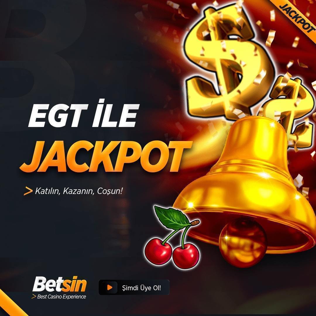 betsinxsosyall's tweet photo. Büyük kazanç heyecanı Betsin’de!

🎁 EGT Jackpot ile şansını en üst seviyede yaşa.

💰 Katıl, oyna, jackpot fırsatını değerlendirmeyi unutma.

#betsin #denemebonusu https://t.co/2UNuvPY0qY