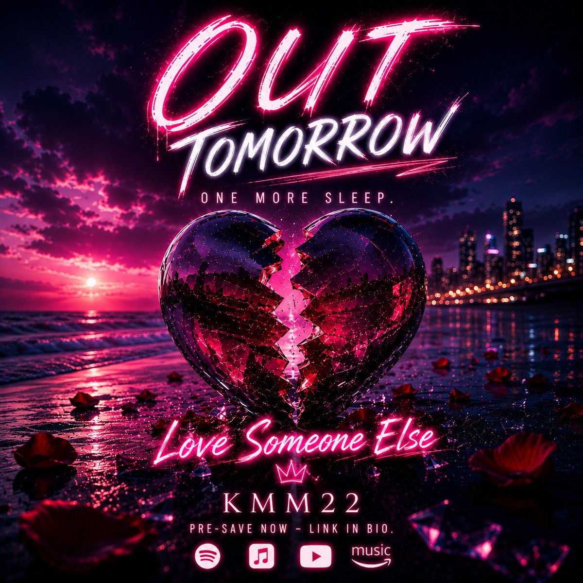 kmm22music's tweet photo. OUT TOMORROW. π
One more sleep.
Love Someone Else arrives tomorrow.
π§ Pre-save now β link in bio.
#KMM22 #LoveSomeoneElse #OutTomorrow #NewMusic #IndependentArtist https://t.co/5KsnPSePfG