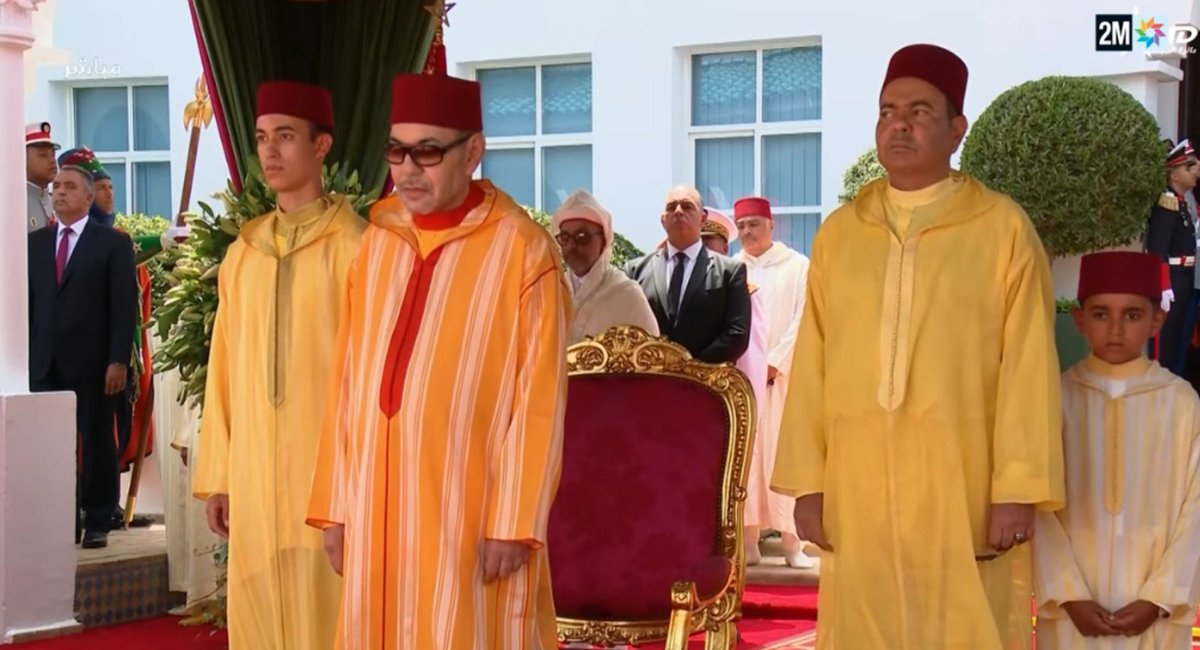 Iovemorocco's tweet photo. We hold His Majesty the King 👑 His Royal Highness Crown Prince Moulay El Hassan, His Royal Highness Prince Moulay Rachid, and the entire Royal Alaouite Family in the highest esteem and with great affection.💕
#ThroneDay https://t.co/tq0uxEbio9