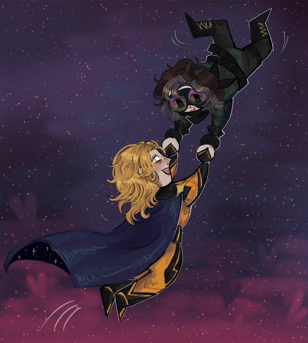 kossstolom's tweet photo. lovebirds for @Shroomberton #artfight2026 https://t.co/lkhJTBbXV4
