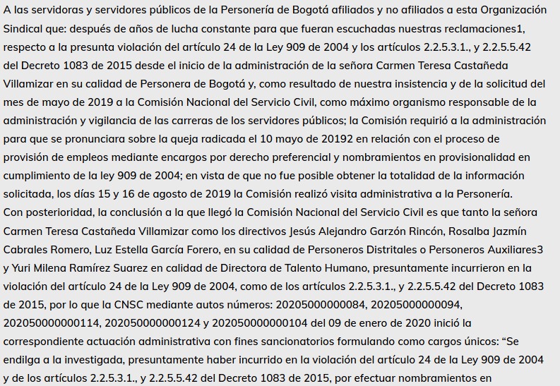 radarcontralor's tweet photo. EL ETERNO "ATORNILLADO": Los abusos de Andrés Castro. 🚨🧵 #AndrésCastro #Contraloría #Corrupción #ControlFiscal #ElecciónContralor
ANDRÉS CASTRO: EL REY DE ATORNILLARSE AL CARGO. 🚨 Andrés Castro Franco tiene una alarmante costumbre: ignorar las normas básicas cuando se trata de su permanencia en el poder. No es una coincidencia, es un patrón de conducta cimentado en la ambición. Su historial demuestra que se siente por encima de la Constitución si de conservar su puesto y su cuota burocrática se trata, desafiando la alternancia que exige la ley. @AnaPaolaAgudelo @Virguez @carlos_guevara @JenniferPedraz @maluvillalba @JotaPeHernandez @elefantescol @andreanimalidad