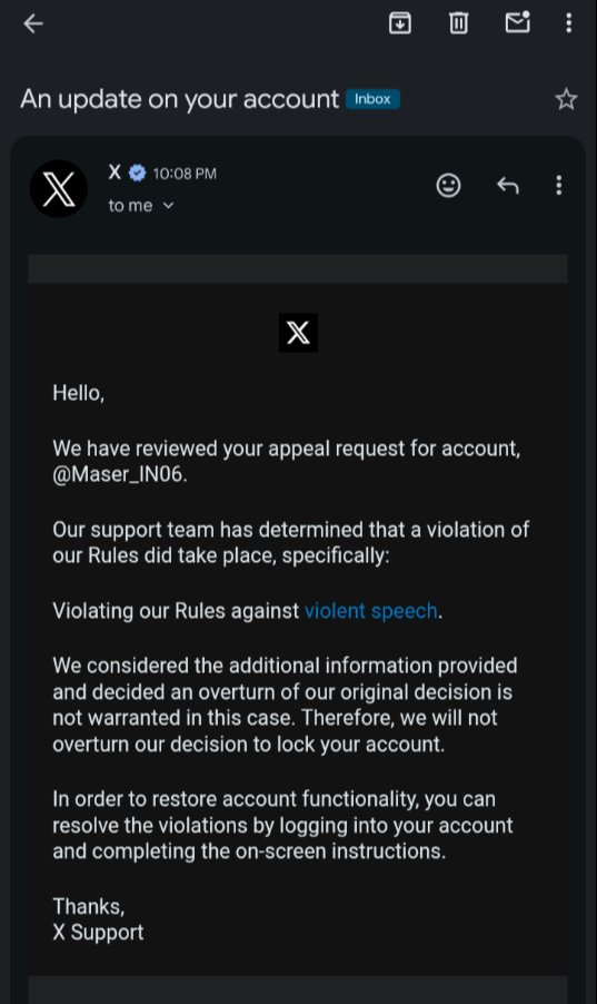Friereneed's tweet photo. So i appealed again today and they gave me the same Bot reply within 4 minutes 😭 https://t.co/9VOEZxMu6s