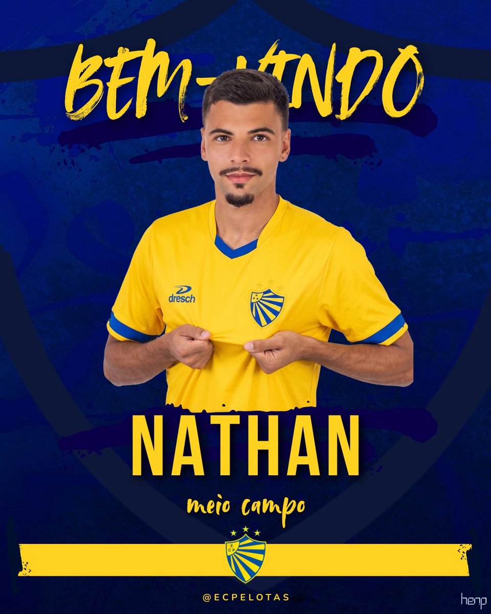 ecpelotas's tweet photo. O Esporte Clube Pelotas anuncia o meia Nathan, de 25 anos como seu novo reforço para o início da Divisão de Acesso.
O atleta acumula passagens por São José, São Paulo-RS, Aimoré e Atlético Tubarão. https://t.co/CYxFD5l0k9