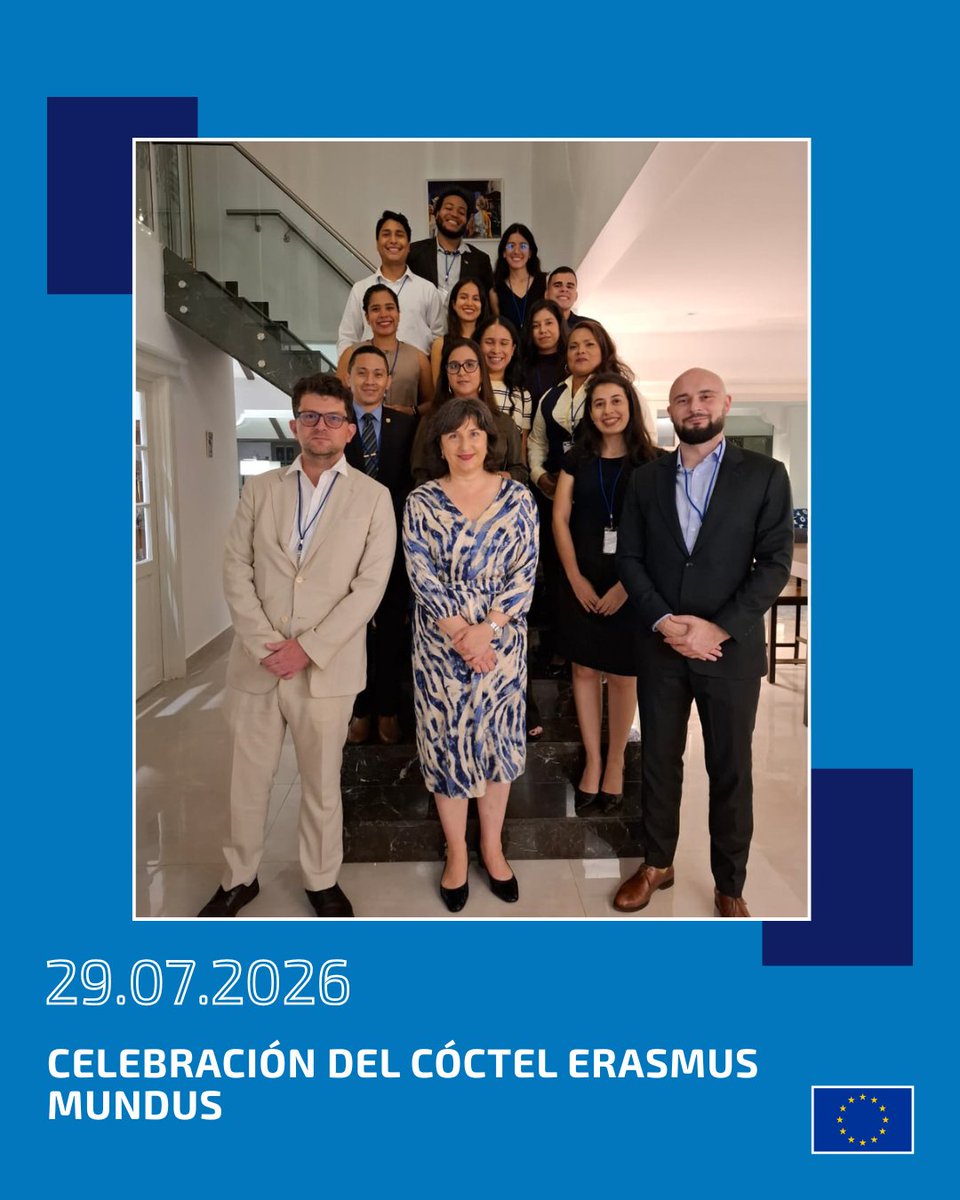 UEenPanama's tweet photo. Ayer,  la Embajadora recibió en su residencia a las jóvenes panameñas que, a  finales de este año, se trasladarán a Europa para comenzar sus estudios  de maestría en el marco del programa Erasmus Mundus.🌎

#EstoEsLaUE #ErasmusMundus

1 m https://t.co/bvd1ww6hUH