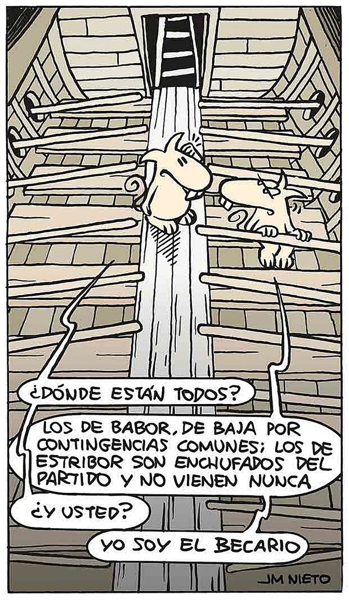 SieteSofi's tweet photo. Elogio del becario por @HUMORJMNIETO 

➕#humor 30/7/26 #cartoon 
👉https://t.co/RtXRbDKSQw https://t.co/E26yPmxryr