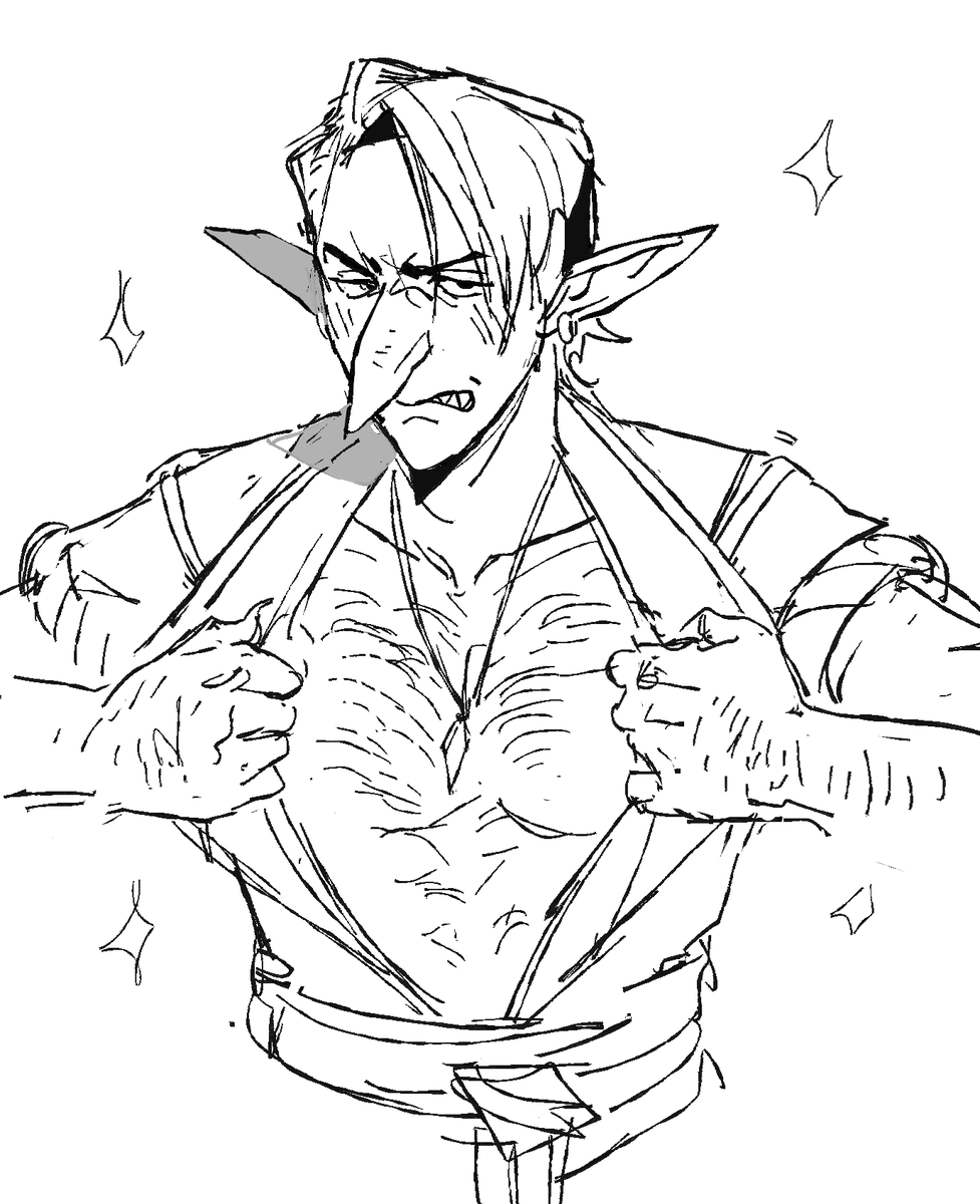 mantisdepot's tweet photo. This drawing of snell is a little scandalous so devs please don't look https://t.co/otYCDkP2Dk