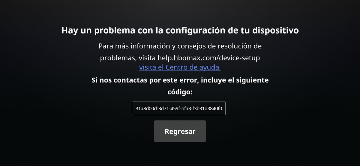 10RamonM's tweet photo. No puedo reproducir nada, ayúda, en ninguna televisión y dispositivo móvil 
@HBOMaxLat https://t.co/e0OtA1wrc9