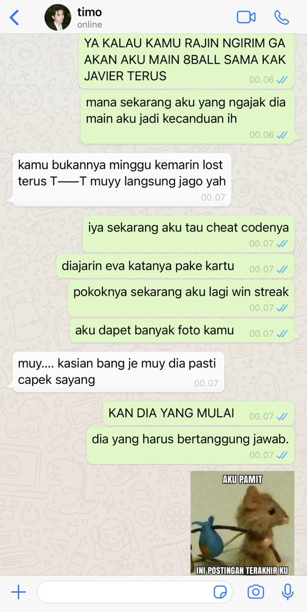 mongjey's tweet photo. ayaya kecanduan main sama je https://t.co/3gnflwMNmT