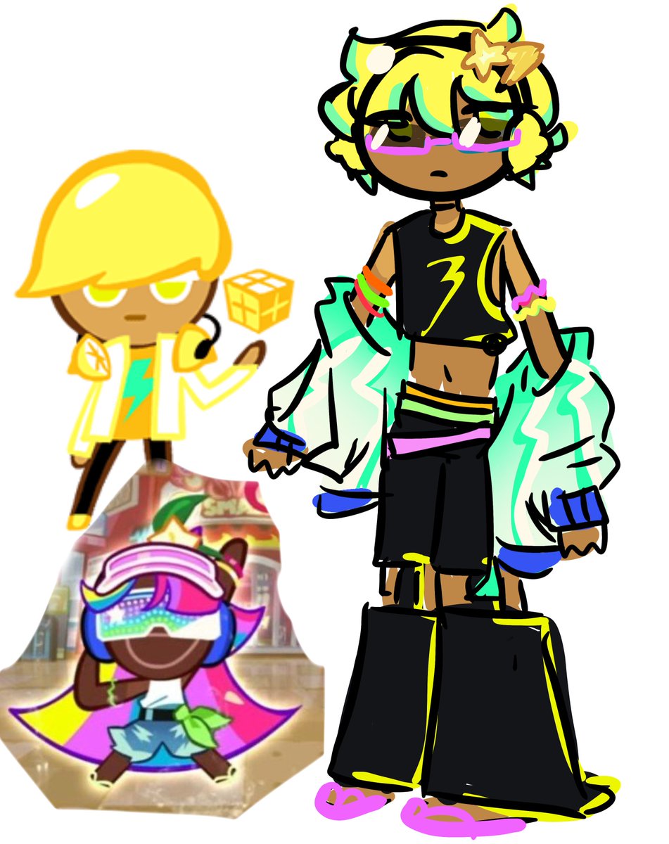DJC00K1E's tweet photo. Happy Summer from #DJCookie &amp; #LemonCookie 🌈🩷🍋💛
#djlemon #cookierun https://t.co/sYlmtOaXJs