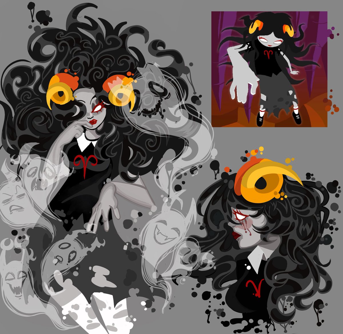 Macar0n3_'s tweet photo. At least she died looking pretty 😗
#Homestuck #Aradiamegido https://t.co/iUc7mfEYUa