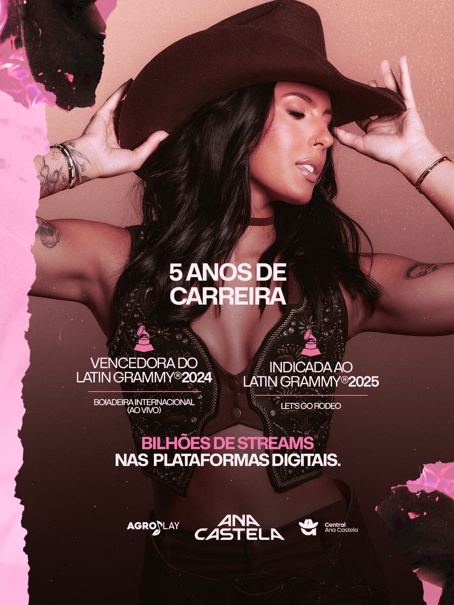 cf_anacastela's tweet photo. É com grande orgulho que apresentamos Fire Arena, de Ana Castela, para consideração na Primeira Rodada de Votação do Latin GRAMMY® Awards 2026.

Nosso agradecimento a todos que fizeram parte desta obra e aos membros da Latin Recording Academy® pelo seu tempo e consideração. ❤️‍🔥 https://t.co/bTK03erMQe