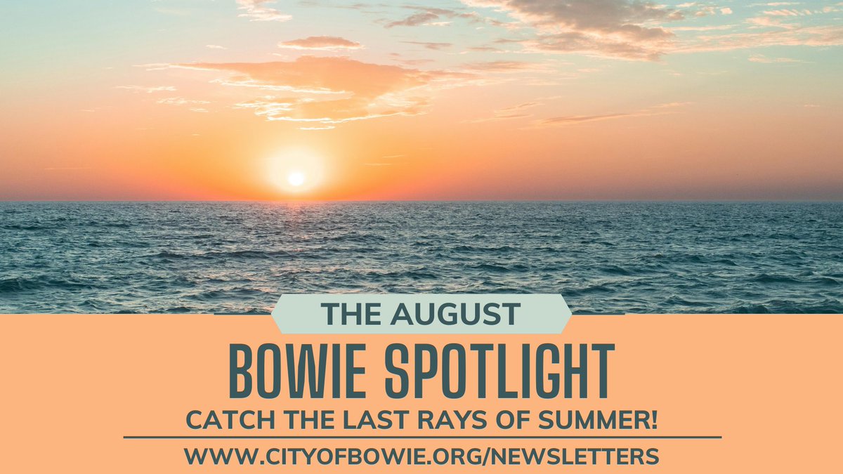 CityofBowie's tweet photo. In this month’s Spotlight, connect with the community at National Night Out Against Crime (8/4), learn how to apply for City grants, get ready for school at the Back-to-School Bash (8/15), enjoy good eats at Food Truck Frenzy (8/21), and more! Link: https://t.co/zdjRxmnH5N https://t.co/oVknk1IXc7
