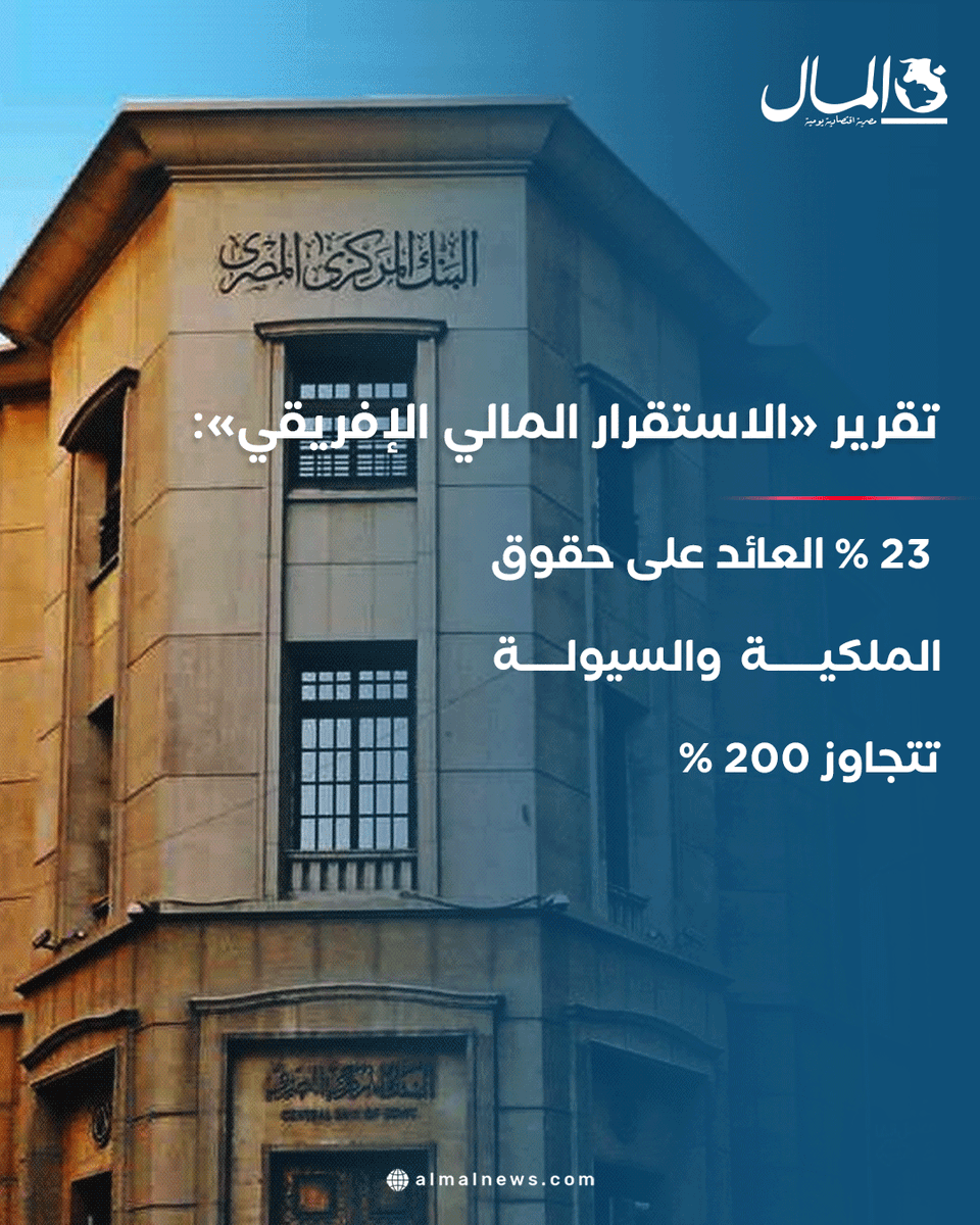 Almalweb's tweet photo. تقرير الاستقرار المالي الأفريقي: 23% العائد على حقوق الملكية والسيولة تتجاوز 200%
للتفاصيل: https://t.co/gFoy1iMjFY https://t.co/a1PnHvTxTj
