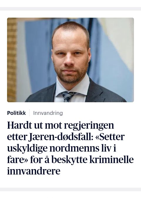 Sunshine4Media's tweet photo. #SplashNews ๐... ๐๏ธ๐
#Norway
#TheEuropeanUnion
#UnitedStates @the
Justiskomiteens leder hardt ut mot regjeringen etter Jรฆren-dรธdsfall: โ https://t.co/K31LKFAfFc https://t.co/zgRyCW8Dr8