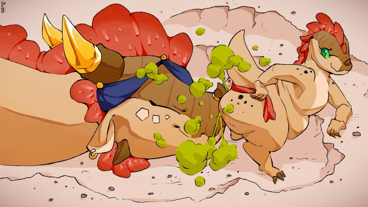 A_little_Jubb's tweet photo. My part of a cheeky art trade I did with @ekho1194... about a month ago 😬 https://t.co/KbrXDZwLcn