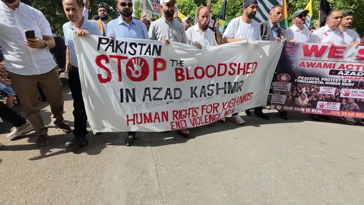 MuhammadWa67210's tweet photo. From the streets of London to the valleys of Kashmir, the call for justice continues.

#HumanRights #SaveKashmir #HumanRightsWatch #UNHumanRights 
#BBC #AJKRightsMovement https://t.co/gEYGEDwiDa