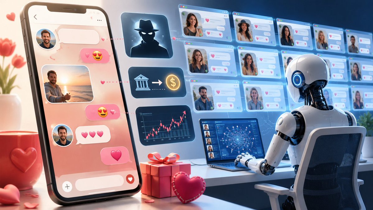 Guglielminetti's tweet photo. Les robots conversationnels propulsés par l’intelligence artificielle pourraient devenir des outils particulièrement redoutables pour les fraudeurs spécialisés dans les arnaques sentimentales. 
https://t.co/rkWQmDSSM7 https://t.co/2DETrSFRDC
