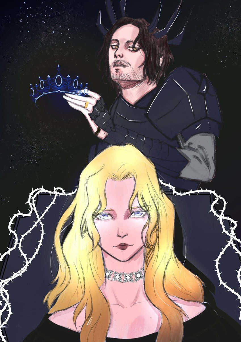 wereboru's tweet photo. My old Saurondriel arts.. I was obsessed with them… 😌
#TROPS3 #haladriel #saurondriel https://t.co/PAmBLVrsi1