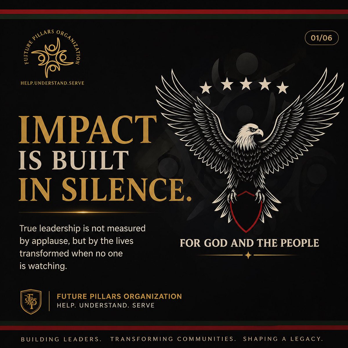 future_cbo's tweet photo. Impact is built in silence.
The strongest leaders aren't shaped by applause—they're shaped by discipline, character, and service when no one is watching. https://t.co/MXNVNJsmyO