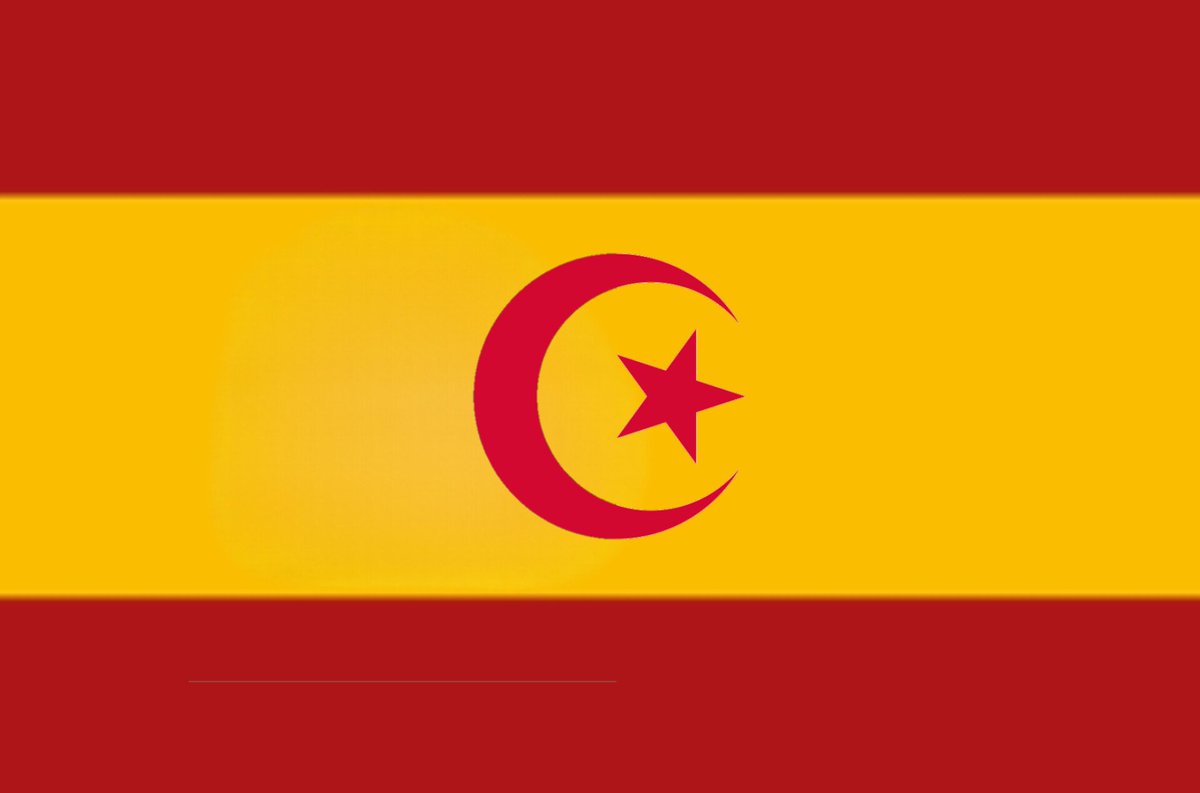 juancho_379's tweet photo. Ya con la Invacion Musulmana a España 
¿Como va a ser la nueva Bandera de España? https://t.co/hkQdJNxb4v