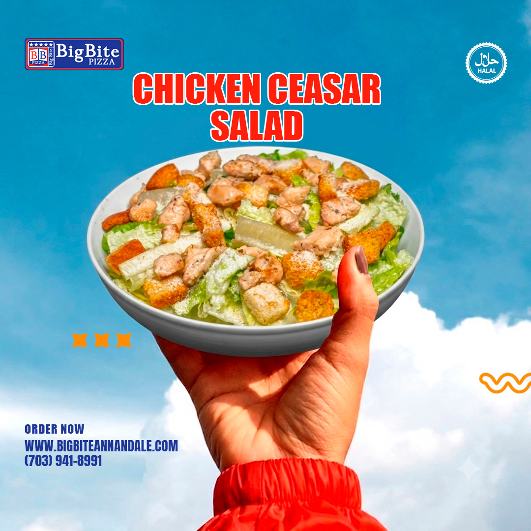 bigbite_pizza's tweet photo. Fresh & Halal in Annandale ๐ฅ
Fresh, crunchy & packed with grilled flavor ๐ฅTry our Chicken Caesar Salad today!
Order online ๐ https://t.co/2pKw9wiDGR
Call ๐ (703) 941-8991
#AnnandaleVA #BigBitePizza #HalalFood #ChickenCaesar #Takeout https://t.co/7KMDDLe2Md