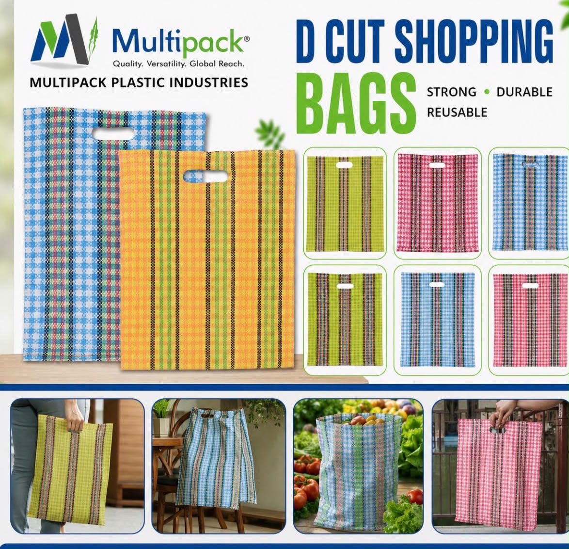 MultipackI's tweet photo. Premium D-Cut Polypropylene Shopping Bags from Multipack Plastic Industries. https://t.co/zyFFYIxoOK