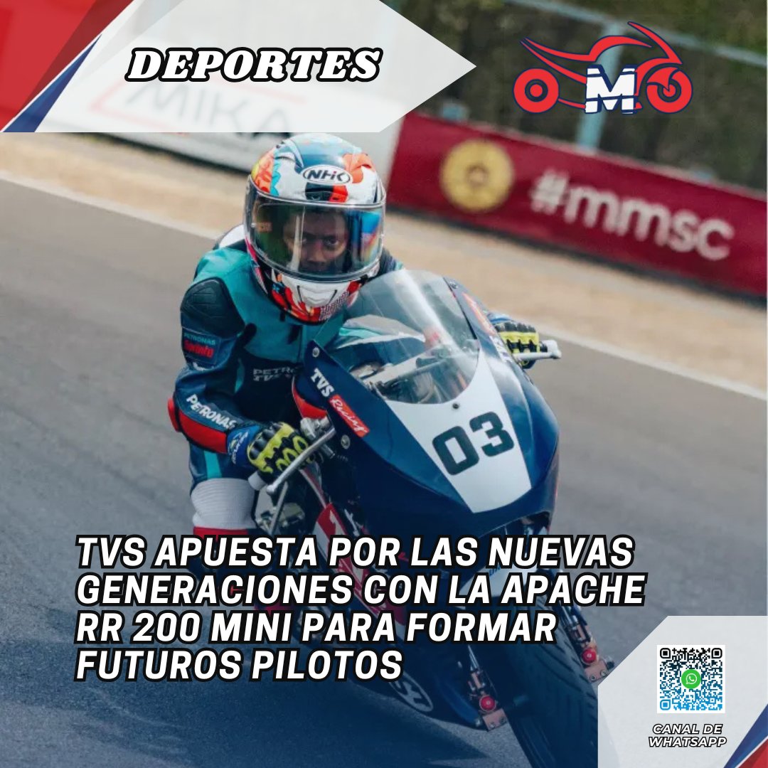 mundomoteroco's tweet photo. ποΈ Las futuras estrellas del motociclismo podrΓan comenzar su camino mucho antes de lo habitual.
π― Descubra cΓ³mo funcionarΓ‘: https://t.co/hnw7nRQuqM
#mmn #deportesmmn #tvsracing #apacherr200mini #motociclismo https://t.co/ogU80T8z3P