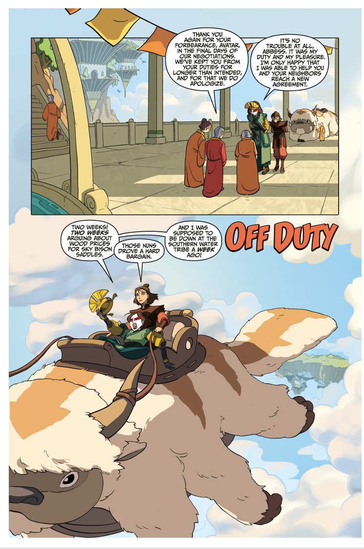 WanHohenHeim's tweet photo. Kyoshi and Rangi in the new official comics "Masters of the elements" 1/3

#Rangshi https://t.co/bghjfVxMu0