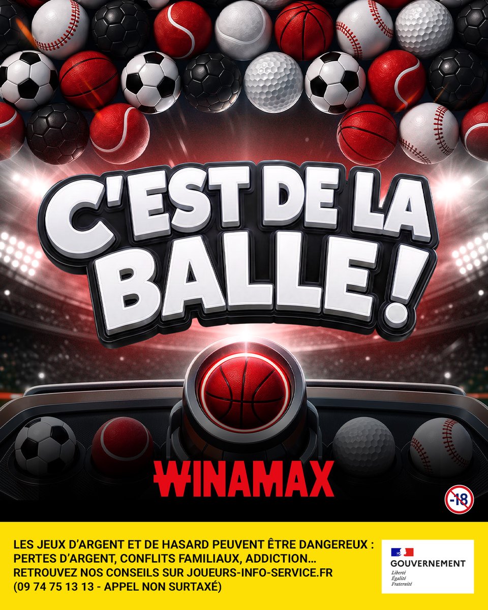 WinamaxSport's tweet photo. 🎁 Aligne les ballons et sors le grand jeu !
