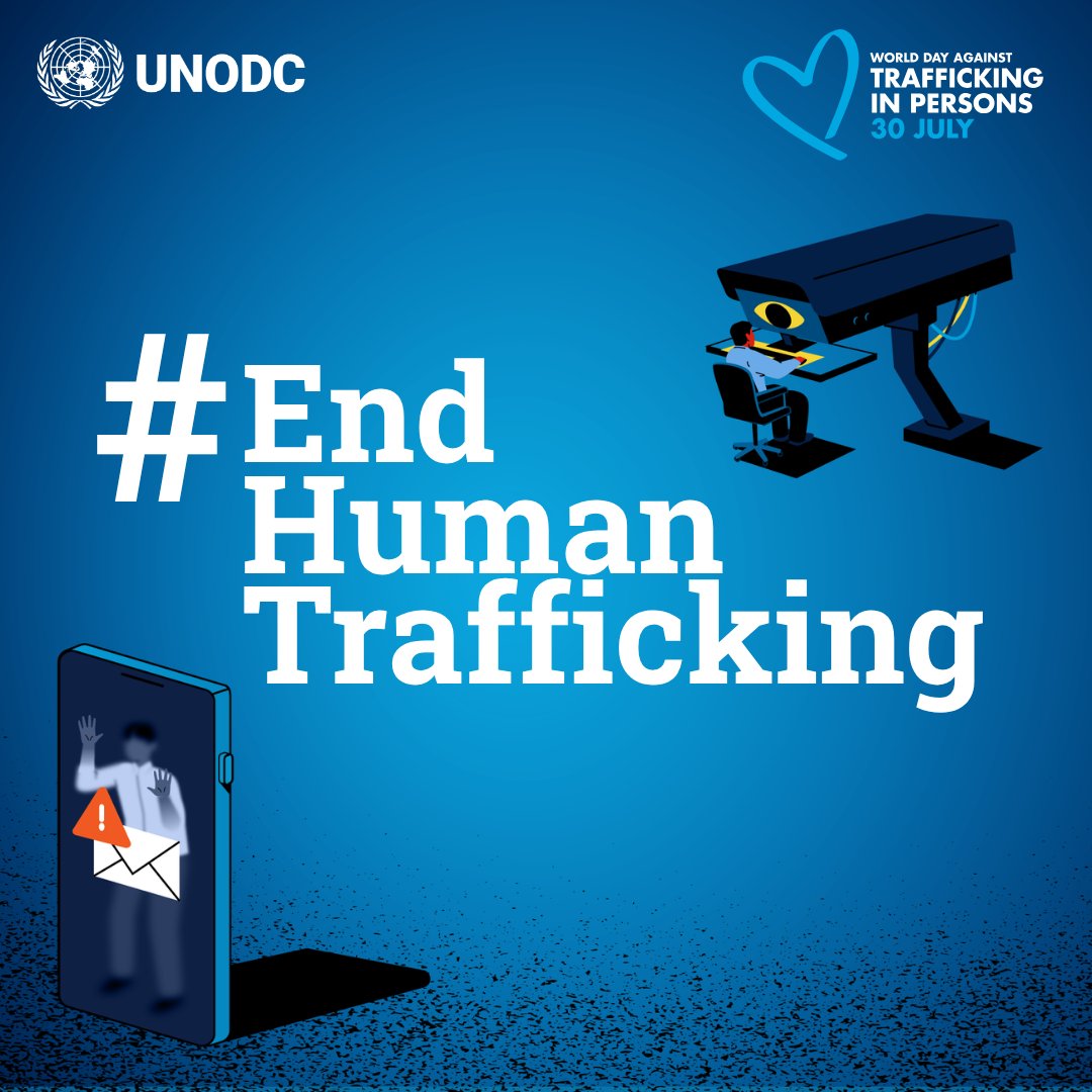 CLToronto's tweet photo. July 30 is World Day Against Trafficking in Persons. This year's theme, "Trapped Behind the Scam," raises awareness about a growing form of human trafficking. Around the world, people are being misled by fake job opportunities and then may be forced to take part in online scams. https://t.co/5ElQ55G0YX