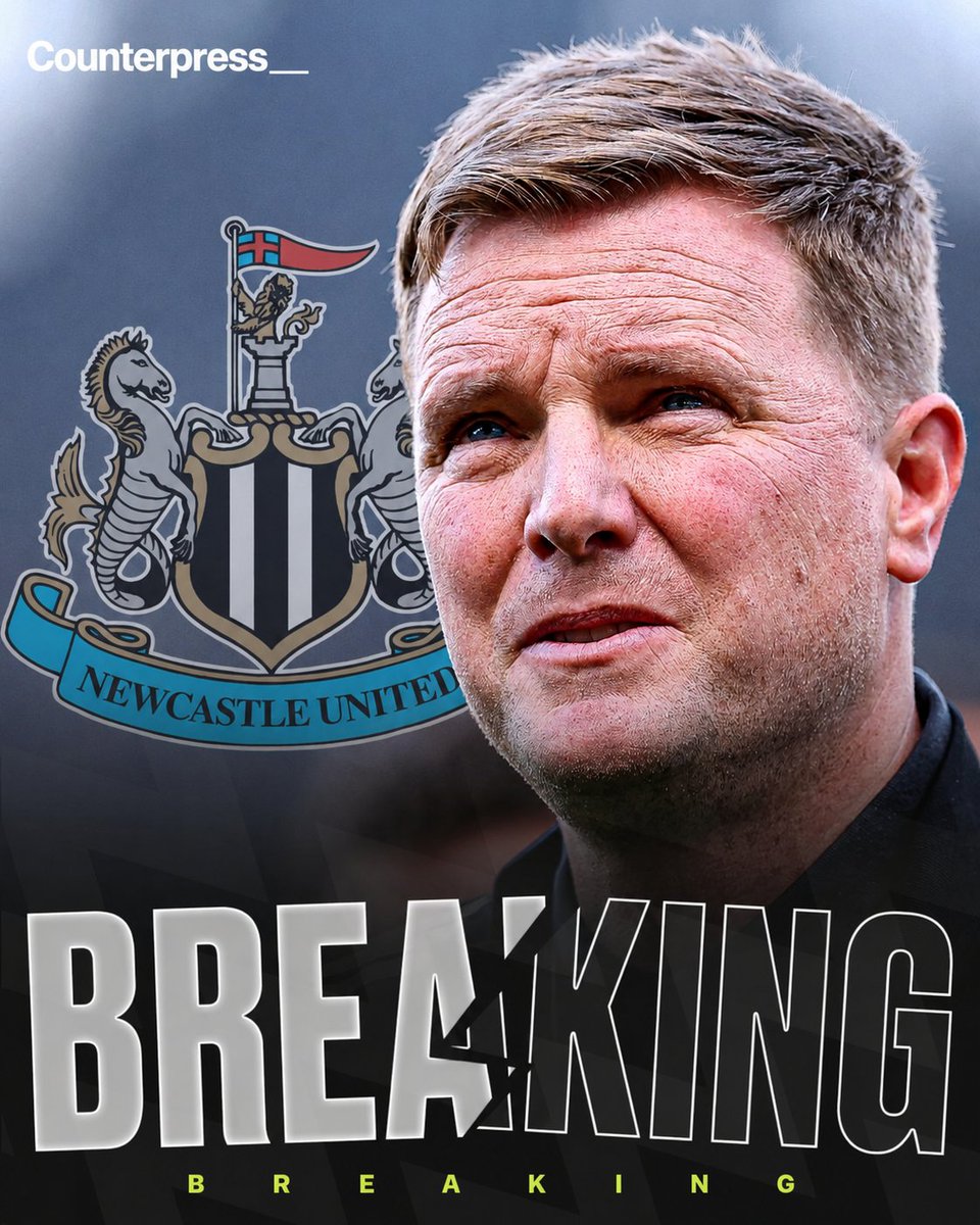 Counterpress__'s tweet photo. 🚨 Eddie Howe is set to leave Newcastle United with immediate effect, with a replacement already lined up for one of the Premier League's longest serving managers ❌⚪️⚫️ https://t.co/Xcl2yOX5kc