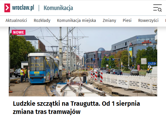 zbiorkomD's tweet photo. A tu człowiek chce sobie tylko sprawdzić zmiany w rozkładzie... ale gmina @wroclaw_info stawia jednak na #clickbait - w końcu po coś reklamy na stronie miejskiej uruchomili. https://t.co/x6BYtSnj3v