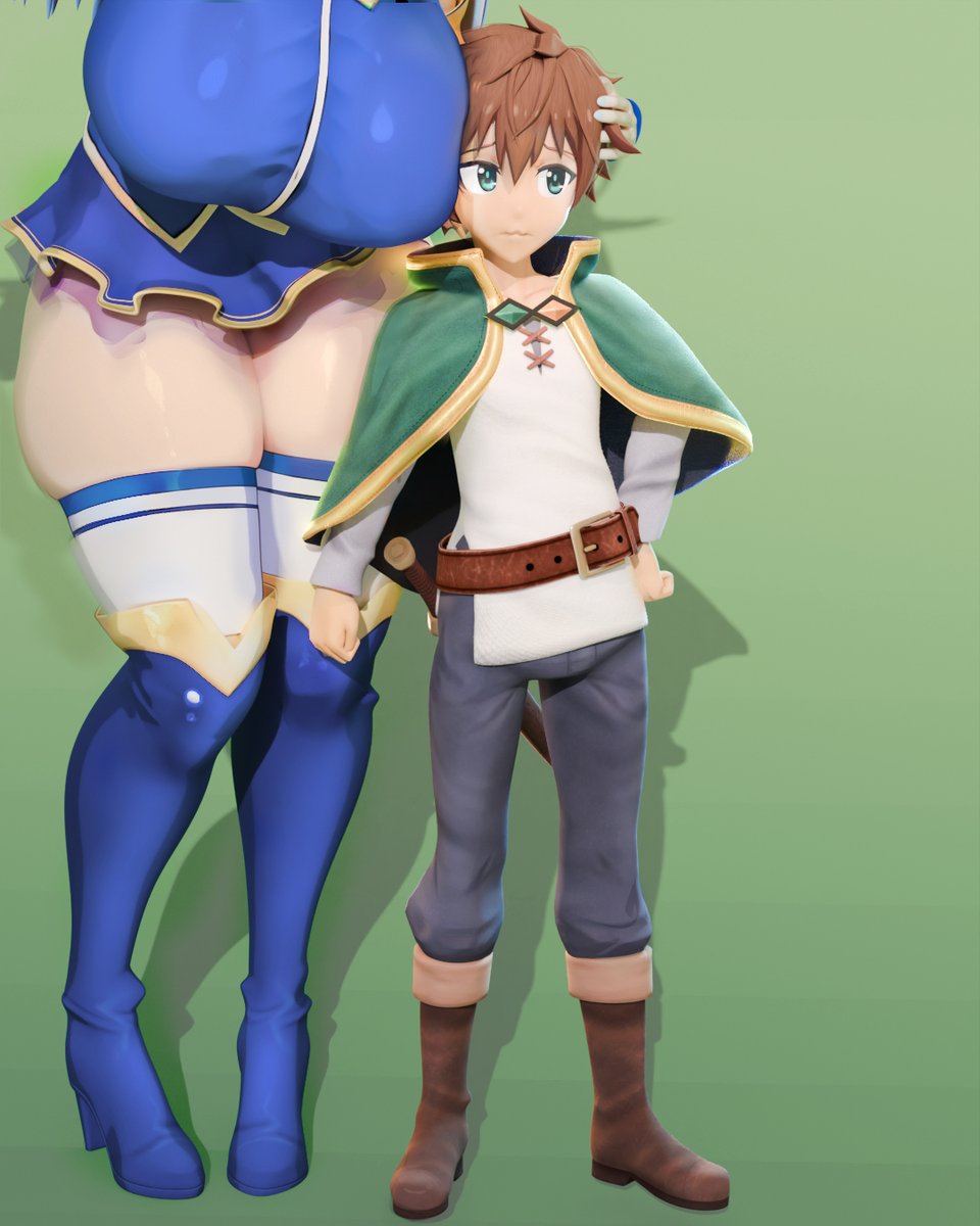 Xgonngivit's tweet photo. Hai Kazuma des-...

Here is a proper showcase of my kazuma model! 
As always, it is available on my supporter page. https://t.co/eRBLCjq4in