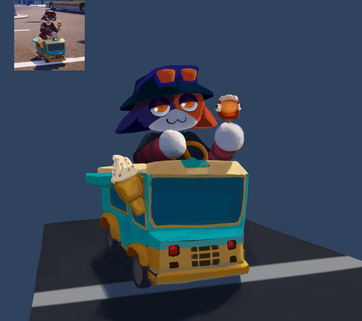 BunnyMirci's tweet photo. #meowskulls #fortnite #fortniteart
Funny little kitty in the van https://t.co/AdvchM4GSG