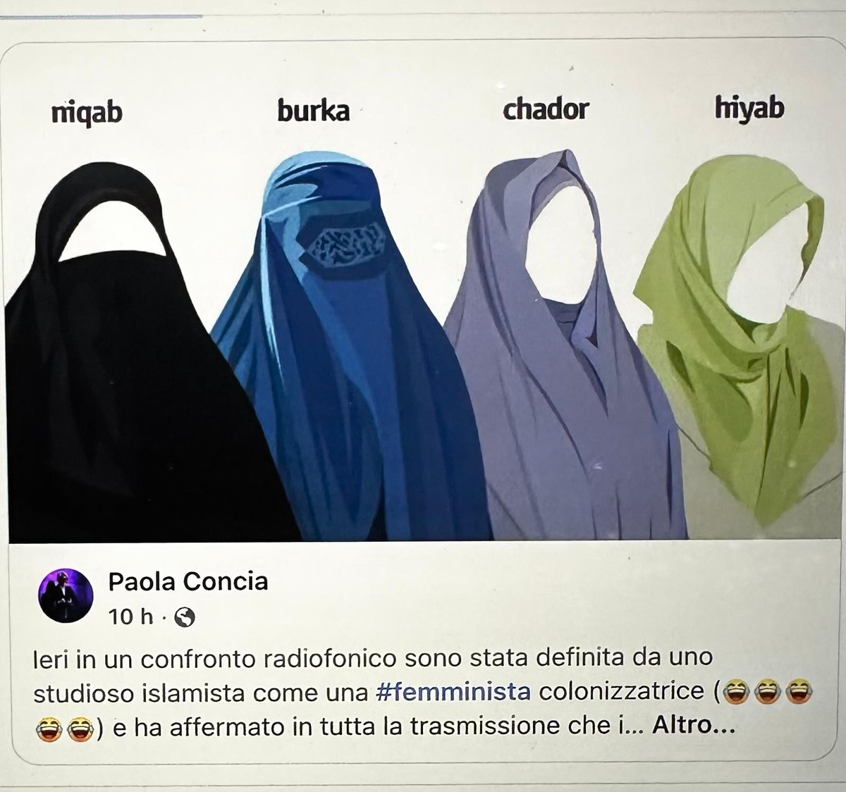 MarianoGiustino's tweet photo. Grazie a @PaolaConcia che resiste!
Quello che moltissimi non hanno ancora capito è che fra la visione dell’Islam politico, così come quella della Repubblica Islamica dell'Iran, e la sinistra più ideologica e propal vi è una convergenza storica e ideologica. Una convergenza ibrida tra odio per l’occidente e per l’Europa, vi è una convergente strategia politica precisa.
Le due ideologie, quella islamista e quella della sinistra ideologica sono accomunate in una realtà “terzomondista”, antiamericana, antisemita, anticapitalistica e anti occidentale. Questa Santa Alleanza ha obiettivi strategici simili: vuole scuotere l’ordine mondiale post guerra fredda, disdegna le norme liberali e mira a sradicare l'ordine mondiale esistente: obiettivo ultimo al quale aspirano al di fuori dei rispettivi confini. La dottrina khomeinista della rivoluzione islamica ha individuato come nemico la globalizzazione, gli Stati Uniti e Israele, visti come forze imperialiste, corpi estranei da espellere dal medioriente. Possiamo dire che in questa visione sia l’Iran post 1979 che la sinistra ideologica ritrova tratti comuni del marxismo. Non fu un caso che durante l’amministrazione di Hugo Chávez, in Venezuela, si è registrata un’ascesa dell’antisemitismo. Fu proprio sotto la guida di Chávez che le relazioni tra Venezuela e Iran si intensificarono, soprattutto con la presidenza di Mahmud Ahmadinejad nel 2005.
Possiamo dire che vi è un asse tra l’Islam politico e la sinistra storica, una santa alleanza cementata come dicevo con la retorica antiamericana e antisraeliana considerati corpi estranei da estirpare dal medioriente e dal mondo.
Dobbiamo prendere atto che l’Islam è incompatibile con la democrazia e con i valori occidentali. Stiamo assistendo ad una invasione culturale dell'Europa per il lassismo dell'Occidente nei confronti di questo tentativo di utilizzare gli strumenti della democrazia per scardinarla da dentro. La democrazia per l’Islam politico non è altro che uno strumento, un autobus. Si sale, si paga il biglietto e, arrivati a destinazione (cioè raggiunti i propri obiettivi) si scende e si afferma la sharia, si instaura  pian pianino il regime islamico. Nessuno vi dice che i principi del Corano sono contrari alla libertà, ai diritti umani universali e alla democrazia.
L’Europa per questo rischia di perdere la sua identità a causa di una intollerabile sottomissione culturale.
La politica europea su questo è debole e la sinistra sembra aver smesso di difendere (ammesso che l’abbia mai fatto con totale convinzione) i valori laici dell'Illuminismo di fronte all'integralismo.
Quello che va instancabilmente denunciata è la sottomissione e la mancanza totale di diritti per le donne nel mondo islamico, l’apartheid di genere e i valori universali dei diritti umani.
Grazie a Paola Concia che su questo è una garanzia e resiste con determinazione.