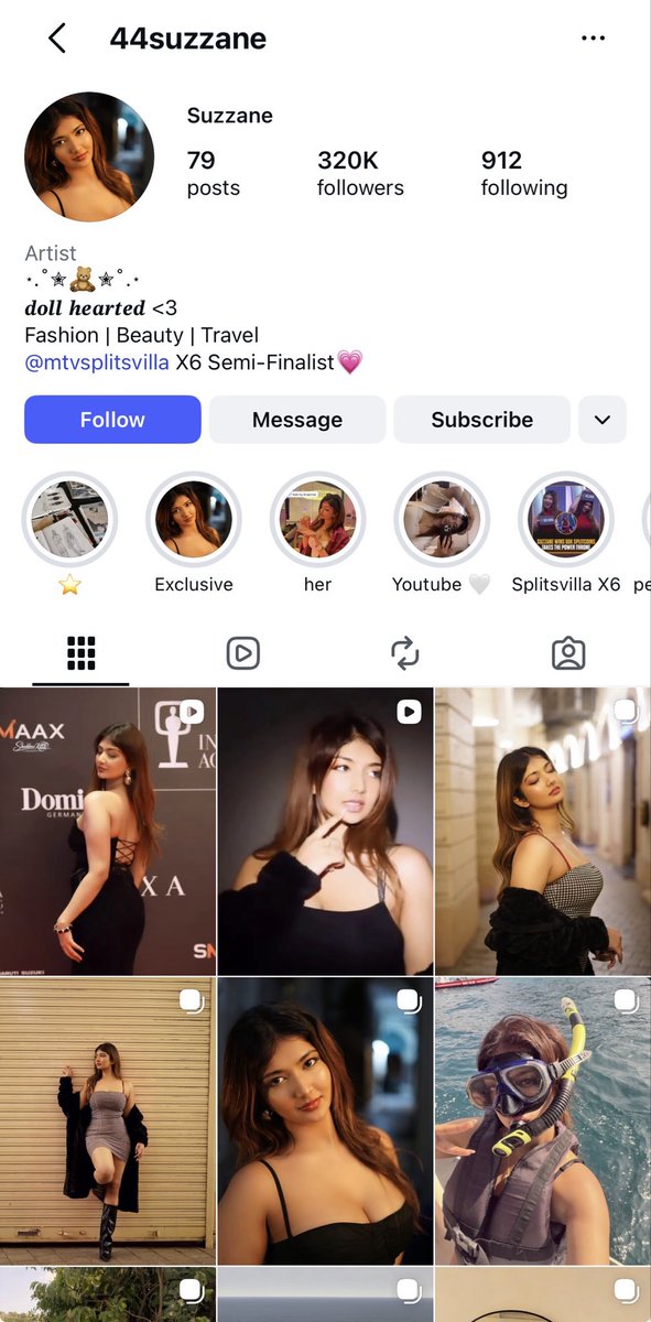 DestinyyyBoss's tweet photo. so Suzzane changed her Insta username 😂🤏🏻

Do the needful guys , show some love ..!

#AkankshaChoudhary #LockUpp2 https://t.co/JbNmaNIgsh