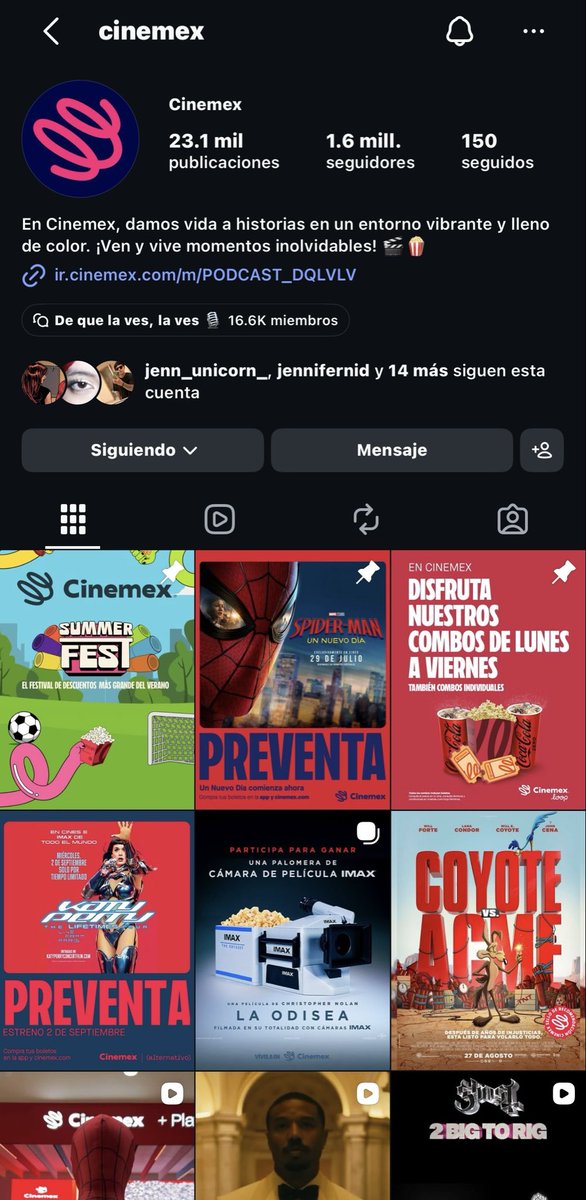 AmelaisG's tweet photo. @Cinemex @IMAXLATAM 1. Christopher Nolan.
2. 640 kilómetros.
3. fibra de carbono
4. Cinemex Market Antara (CDMX)
Cinemex Santa Fe (CDMX)
Cinemex Parque Delta (CDMX) https://t.co/8x6SZrHhrk