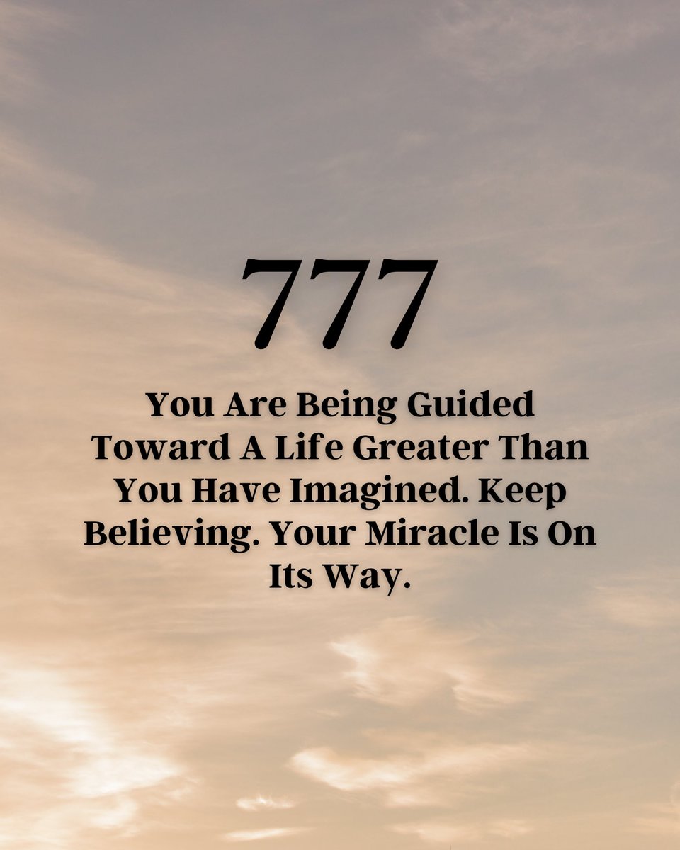 wluntly's tweet photo. ✨ Trust the timing. What’s meant for you is already making its way to you. Keep believing. Your miracle is closer than you think. 🙏💫

#777 #Manifestation #DivineTiming #TrustTheProcess #KeepBelieving https://t.co/jSpaBWh0TW