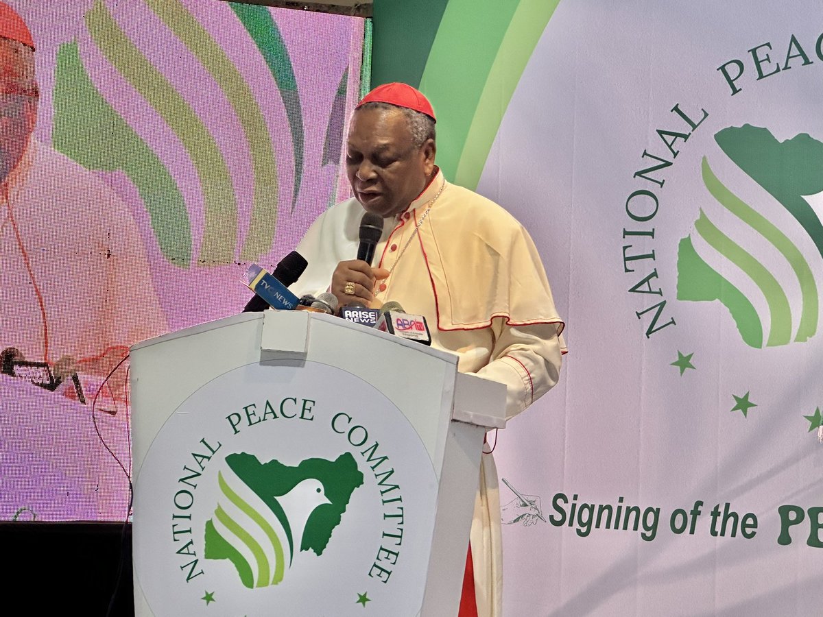 inecnigeria's tweet photo. INEC: We Won't Allow Fear, Force Determine Osun Poll as Parties Sign Peace Accord

The Independent National Electoral Commission (INEC) has assured Osun residents of a credible and peaceful governorship election on August 15, warning that anyone involved in vote buying, electoral violence or attempts to disrupt the poll will face the full weight of the law.

The event, organised by the National Peace Committee, brought together political party leaders, security agencies, traditional rulers and other stakeholders to reinforce their commitment to peaceful, free and credible elections in the state.

INEC Chairman, Prof. Joash Amupitan (SAN), gave the assurance on Thursday at the signing of the Osun State Peace Accord in Osogbo, where political parties contesting the election pledged to conduct peaceful campaigns and abide by the outcome of the poll

According to him, seven out of the nine scheduled electoral activities had already been completed, while the remaining milestones include the conclusion of campaigns on August 13 and the governorship election on August 15.

Amupitan disclosed that over 2.3 million registered voters are expected to participate in the election, adding that the commission had extended the collection of Permanent Voter Cards (PVCs) until July 31 to improve voter participation.