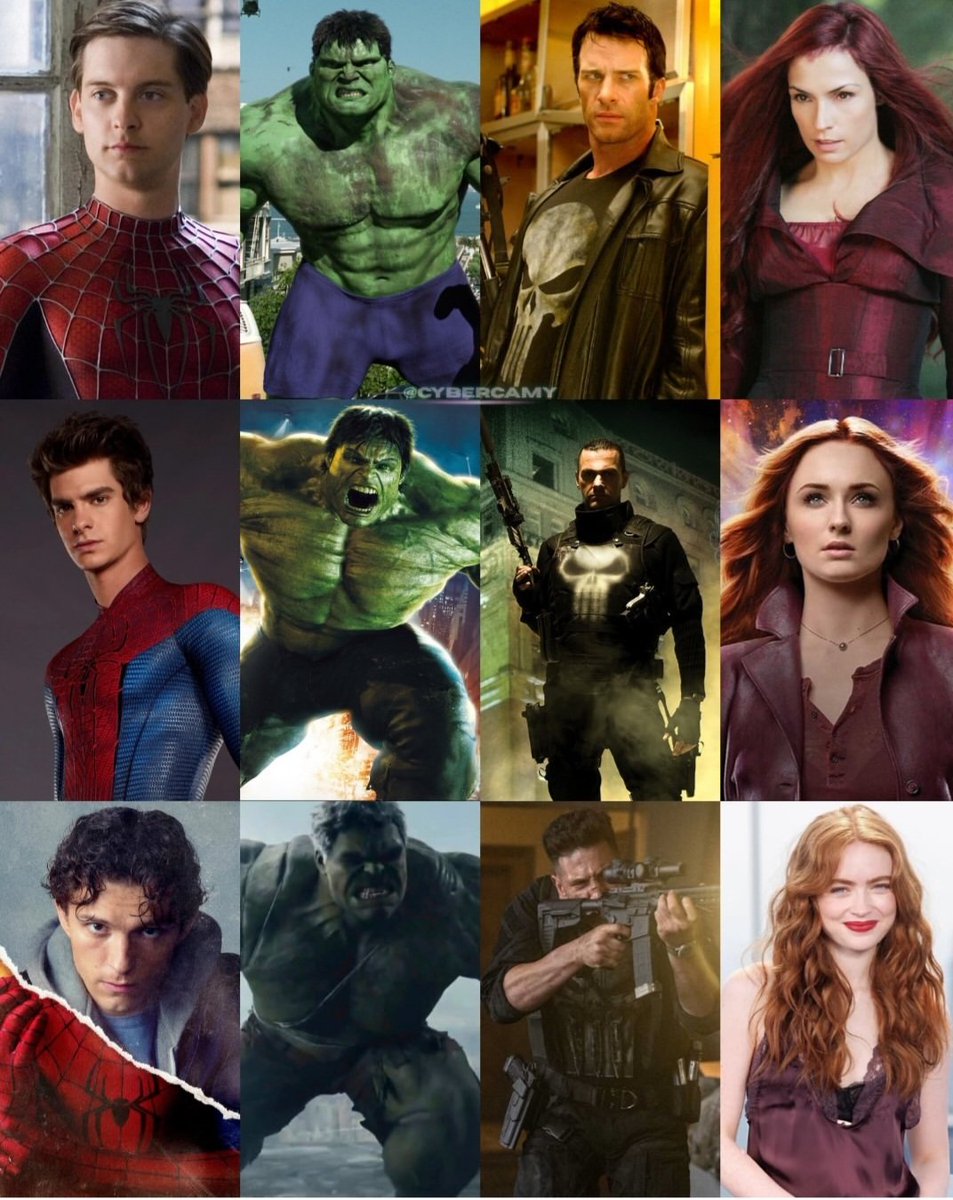 goddyemma001's tweet photo. Which column has the best overall casting evolution of the characters? https://t.co/O2GjgobAbl