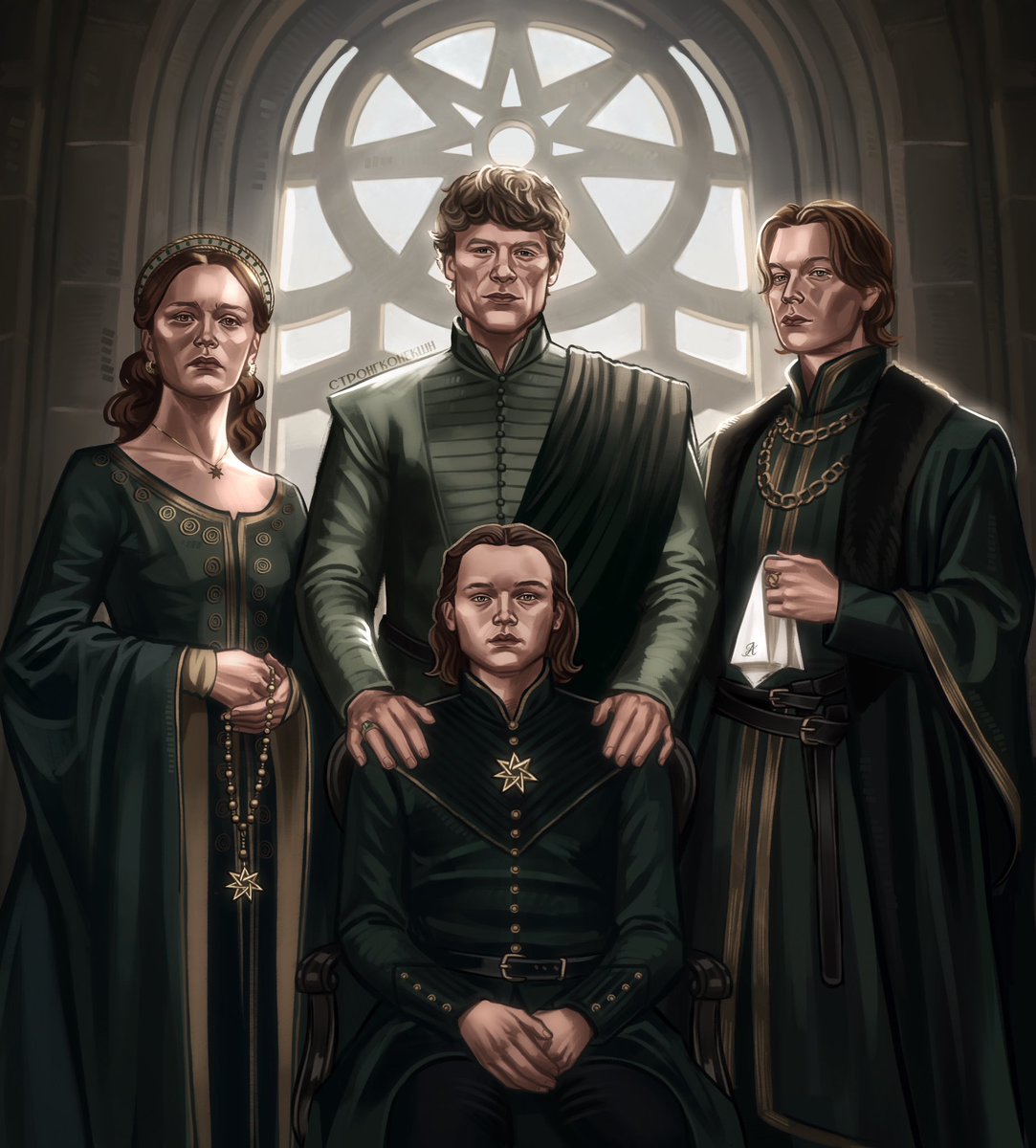 strngconnect's tweet photo. a defective family #hotd #ormundhightower #daerontargaryen #alicenthightower #gwaynehightower #HouseOfTheDragon https://t.co/y5jywqRoO7