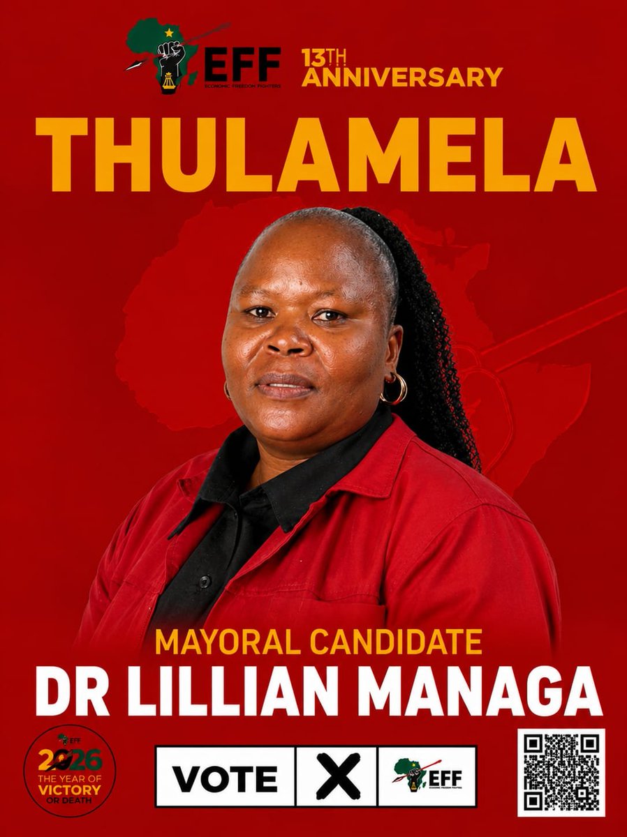 fulu_Nemukula's tweet photo. EFF Thulamela Mayoral Candidate Cmsr Dr Lillian Manga ..
@EFFThulamela #RegisterToVoteEFF https://t.co/oGuCaR2f1x