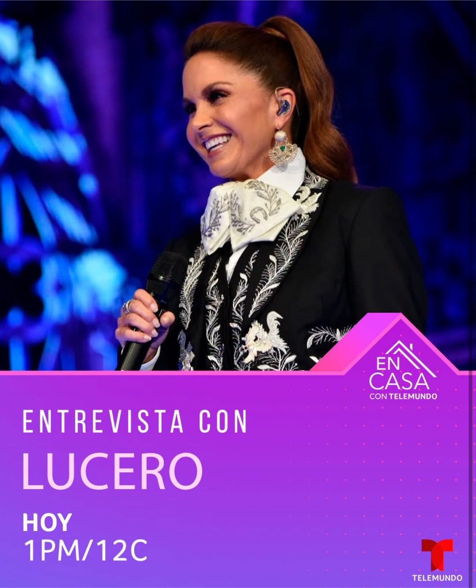 RosaJaike's tweet photo. Atentos!!👇
Hoy entrevista #EnCasa por Telemundo  #FuerteDeclaraciones
#ConexiónMexicana 
#Lucero https://t.co/oIqfVr1IKh