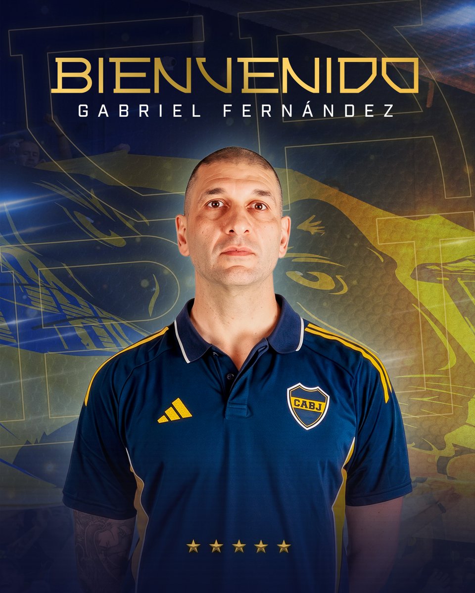BasquetBocaJrs's tweet photo. ¡Hay entrenador del femenino! 🙌

Gabriel Fernández, campeón con la azul y oro de la primera Liga Nacional, estará al mando de la rama femenina en el debut en la @LFBArgentina.

#DaleBoca 🔵🟡🔵 https://t.co/sulNt9a4ey
