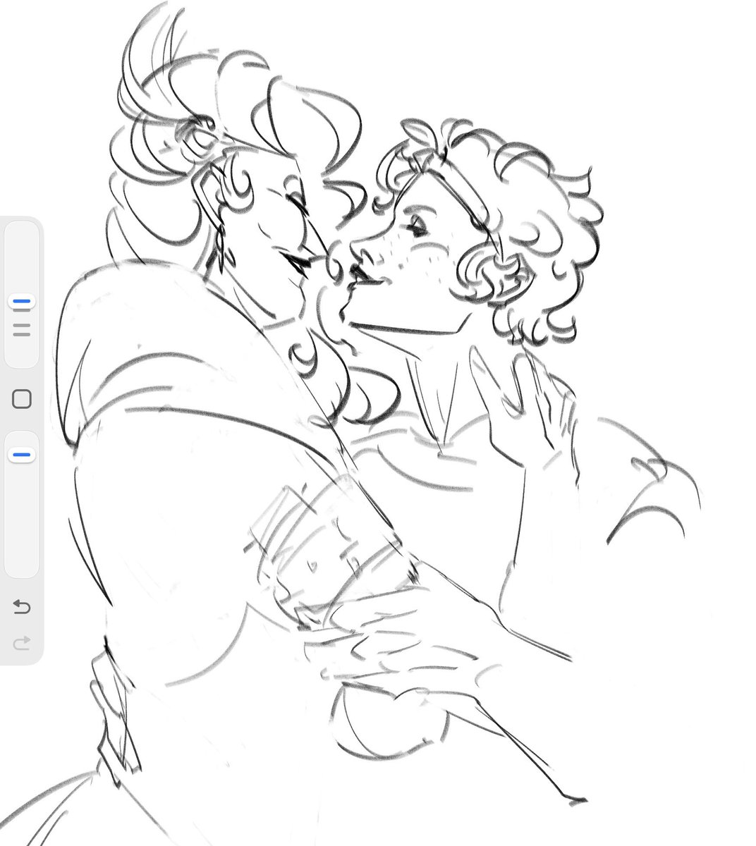 _rxNANA's tweet photo. geist and mcginnis doodle before work claims me again https://t.co/ZC798ExUYT