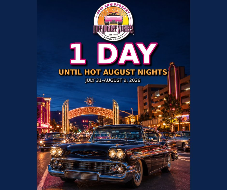 carcalendars's tweet photo. HAN 2026 Starts Tomorrow!! #HAN2026 #hotaugustnights #carshow https://t.co/dOS89Wqq4M