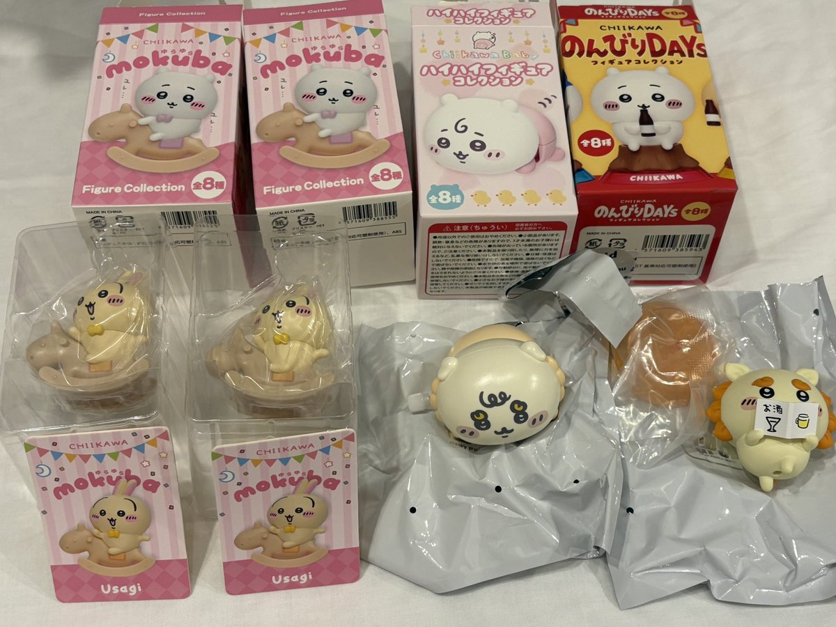 okaipyon71's tweet photo. 【交換】ちいかわ ゆらゆらmokuba 木馬 のんびりDAYS ハイハイフィギュアコレクション 

譲
うさぎ、シーサー

求
古本屋orちいかわ

新宿にて手渡し希望。お気軽にリプライからお声かけよろしくお願いいたします。 https://t.co/3U0dIQEwuC