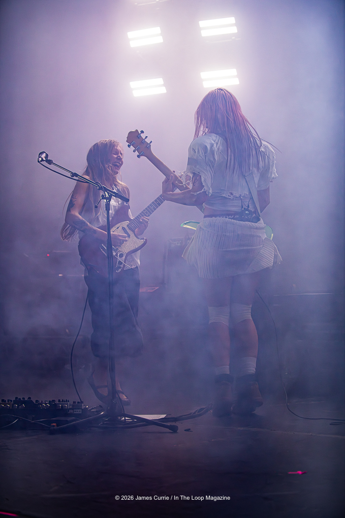 BeInTheLoopChi's tweet photo. Photos: @wetlegband live in Chicago at @TheVicChicago @lollapalooza Aftershow 2026 #wetleg #lollapalooza #aftershow #rhianteasdale #hesterchambers #HenryHolmes #joshmobaraki #ellisdurand #concertphotography #indiemusic
📷 #JamesCurrie / #IntheLoopMagazine
(link in comments) https://t.co/A4zgY5FeHY